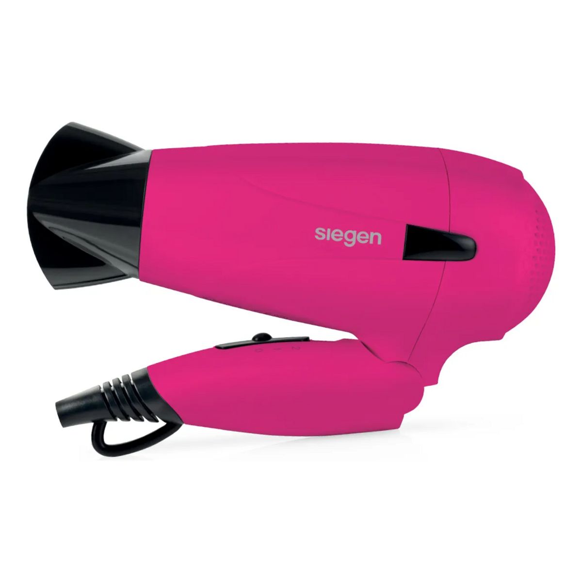 SIEGEN - Secador de Pelo Viaje Plegable Siegen 2 Velocidades Fucsia