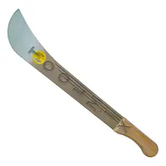 KAMASA - Machete Mango Madera Acero Reforzado 18 Pulgadas Profesional