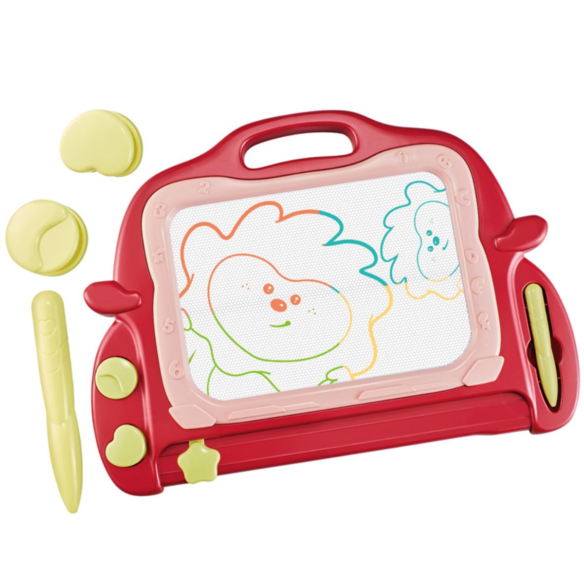 OVER BOARD - Pizarra Mágica Magnética Educativa PINK  DIVERSIÓN SIN MANCHAR