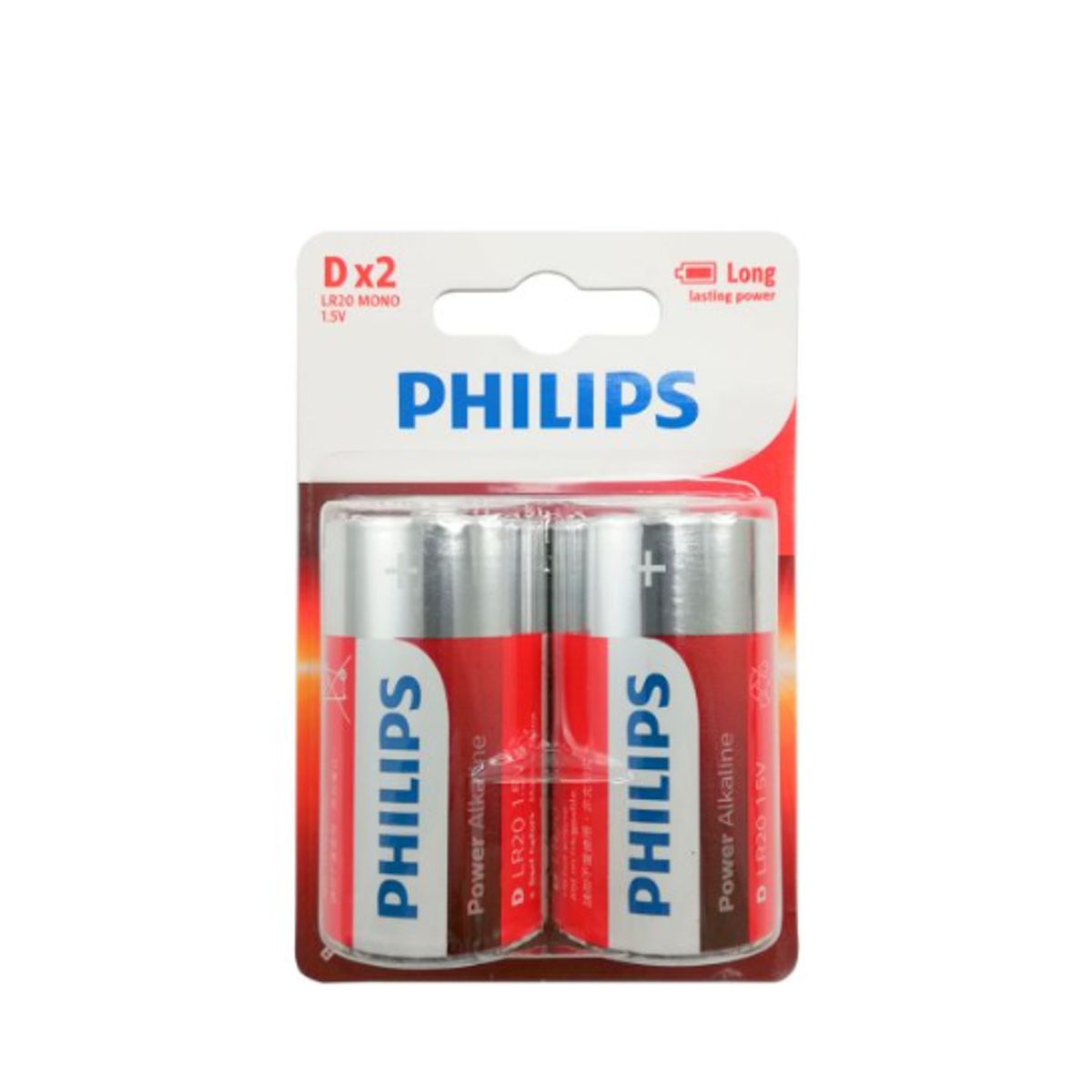 PHILIPS - Power Alkaline Batería Dx2