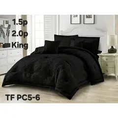 GENERICO - Cubrecama semi alcolchado 2 plazas + 2 fundas