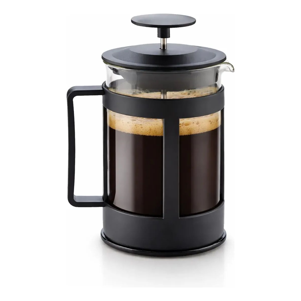 GENERICO - Cafetera Prensa Francesa Manual Cafe Prensa Francesa 600 Ml Negro