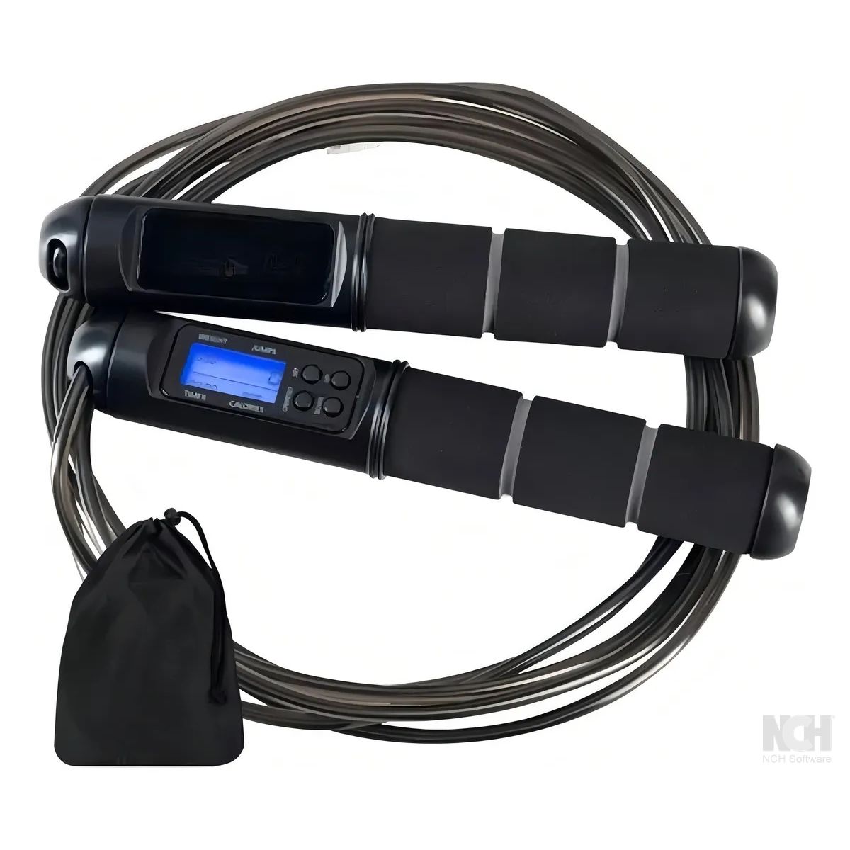 GENERICO - Cuerda Para Saltar Digital Con Contador Y Pantalla Lcd