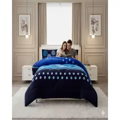 GENERICO - Juego de Cubrecama más Sábanas con chiporro king Extra Suave Térmico Premium