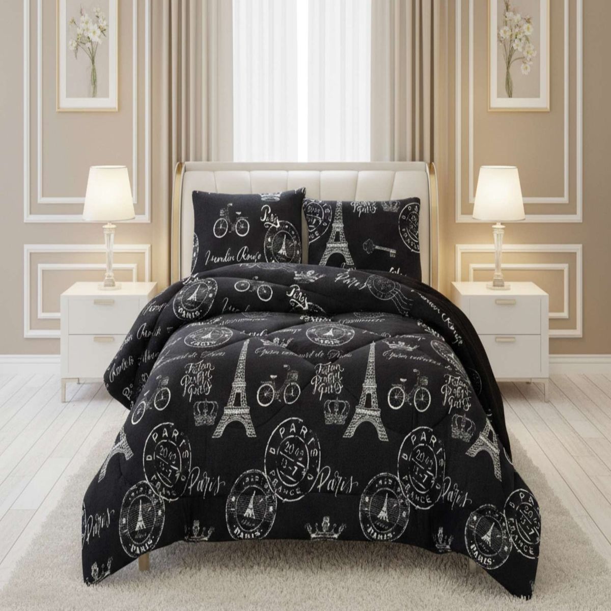 GENERICO - Cubrecama Plumón Chiporro Plaza y Media Extra Suave Térmico Premium