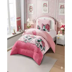 GENERICO - Cubrecama Plumón Chiporro Plaza y Media Extra Suave Térmico Premium