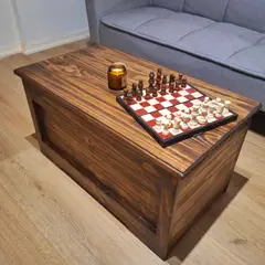 GENERICO - Baúl Tinte Nogal Oscuro Semibrillo