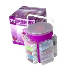 MOVI - ​SUPER COSTURERO ORGANIZADOR CIRCULAR COMPLETO 210 PIEZAS