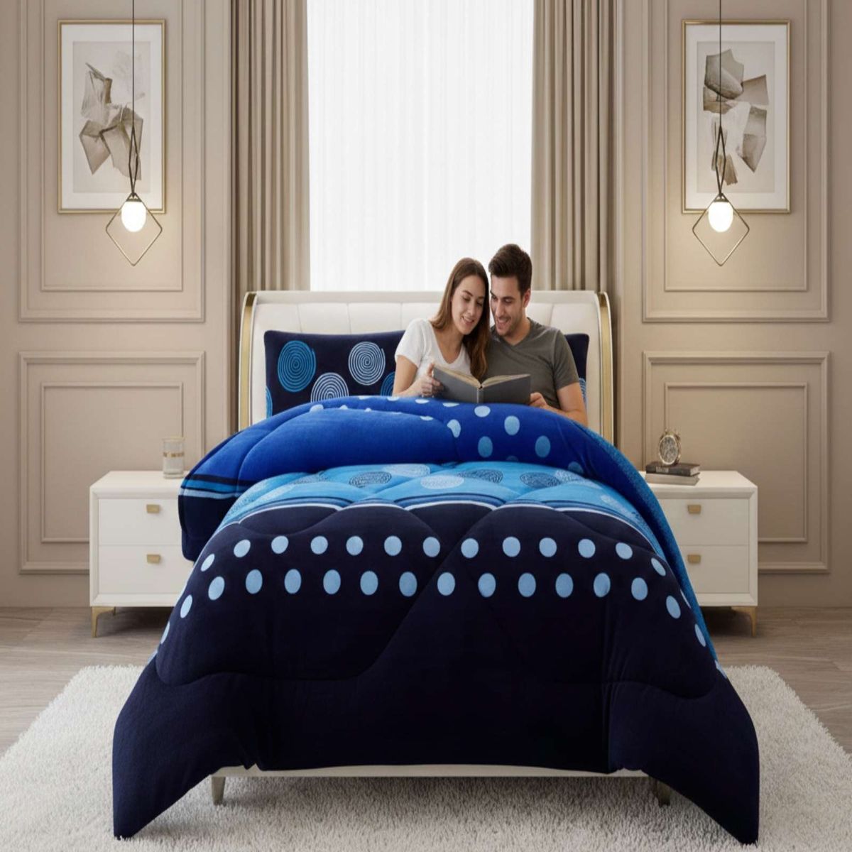 GENERICO - Cobertor de Invierno con chiporro Chiporro King Extra Suave Térmico Premium