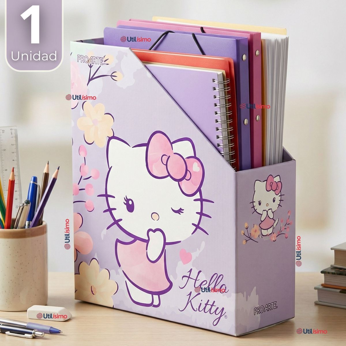 PROARTE - Organizador Revistero Multibox Archivador Hello Kitty Diseño Surtido