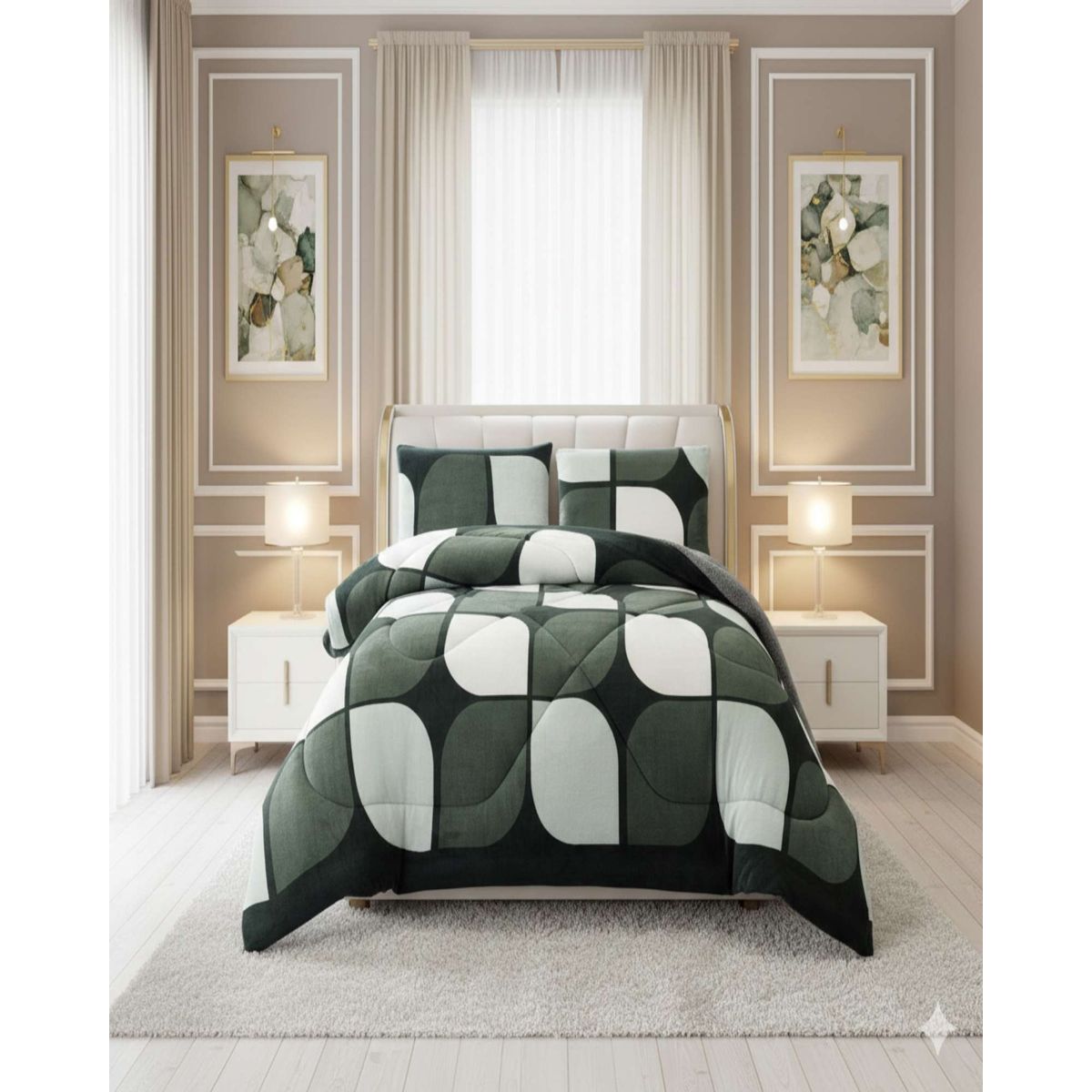 GENERICO - Cubrecama Plumón Chiporro King Extra Suave Térmico Premium