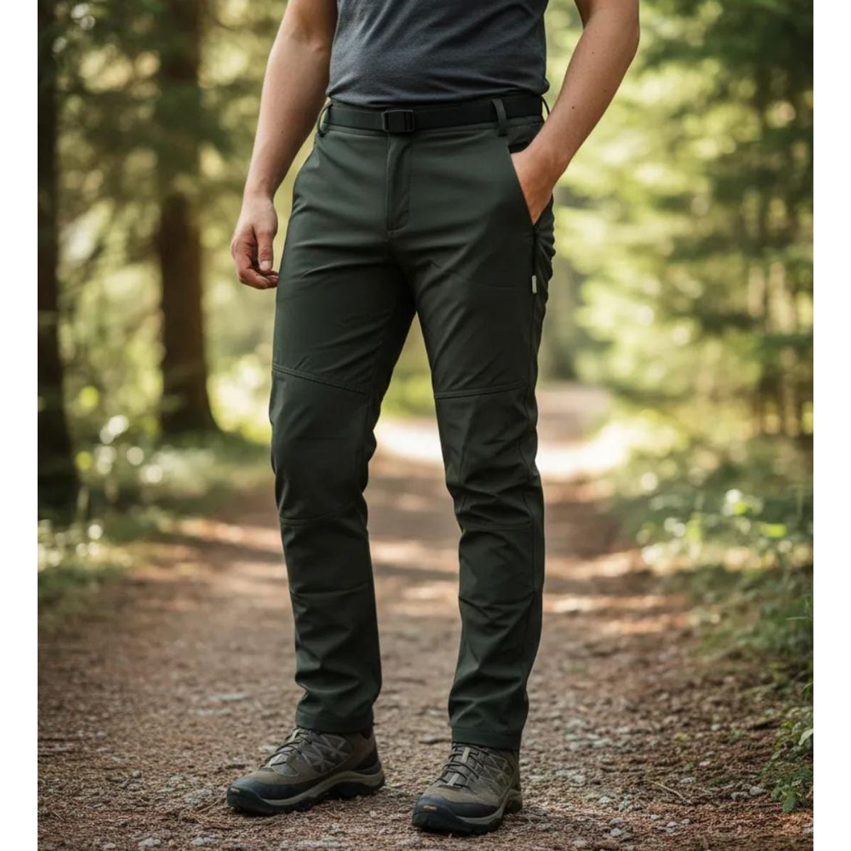 BLUE MOUNTAIN - PANTALON OUTDOOR TERMICO IMPERMEABLE VARON SOFTSHELL