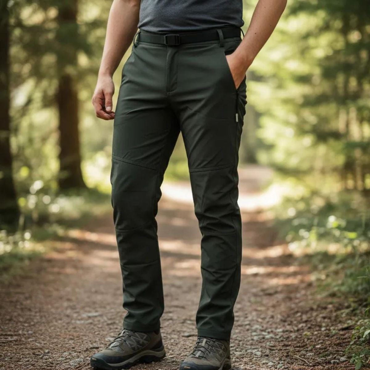 BLUE MOUNTAIN - PANTALON OUTDOOR TERMICO IMPERMEABLE VARON SOFTSHELL