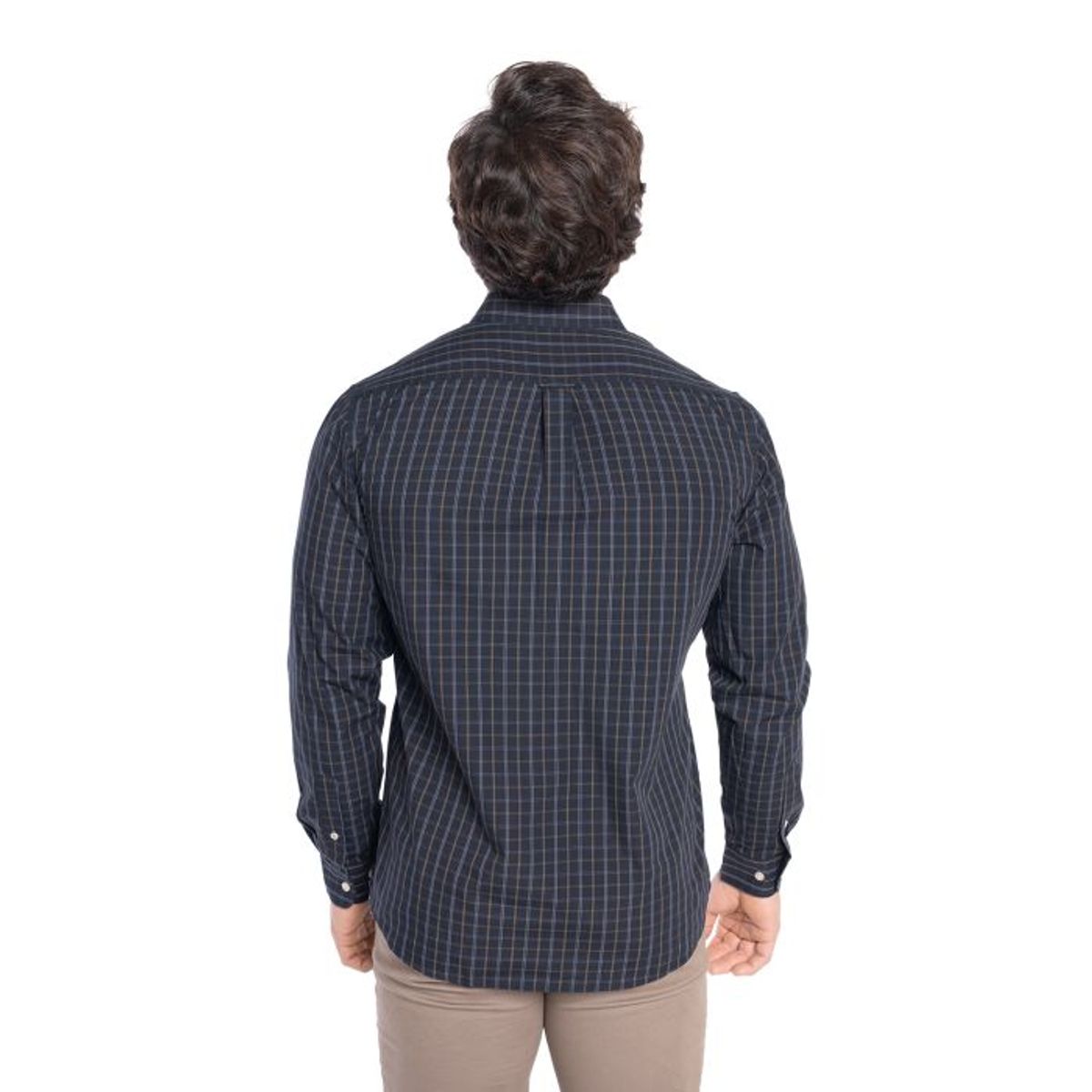 TRUVAL - Camisa Manga Larga Cuadros Hombre