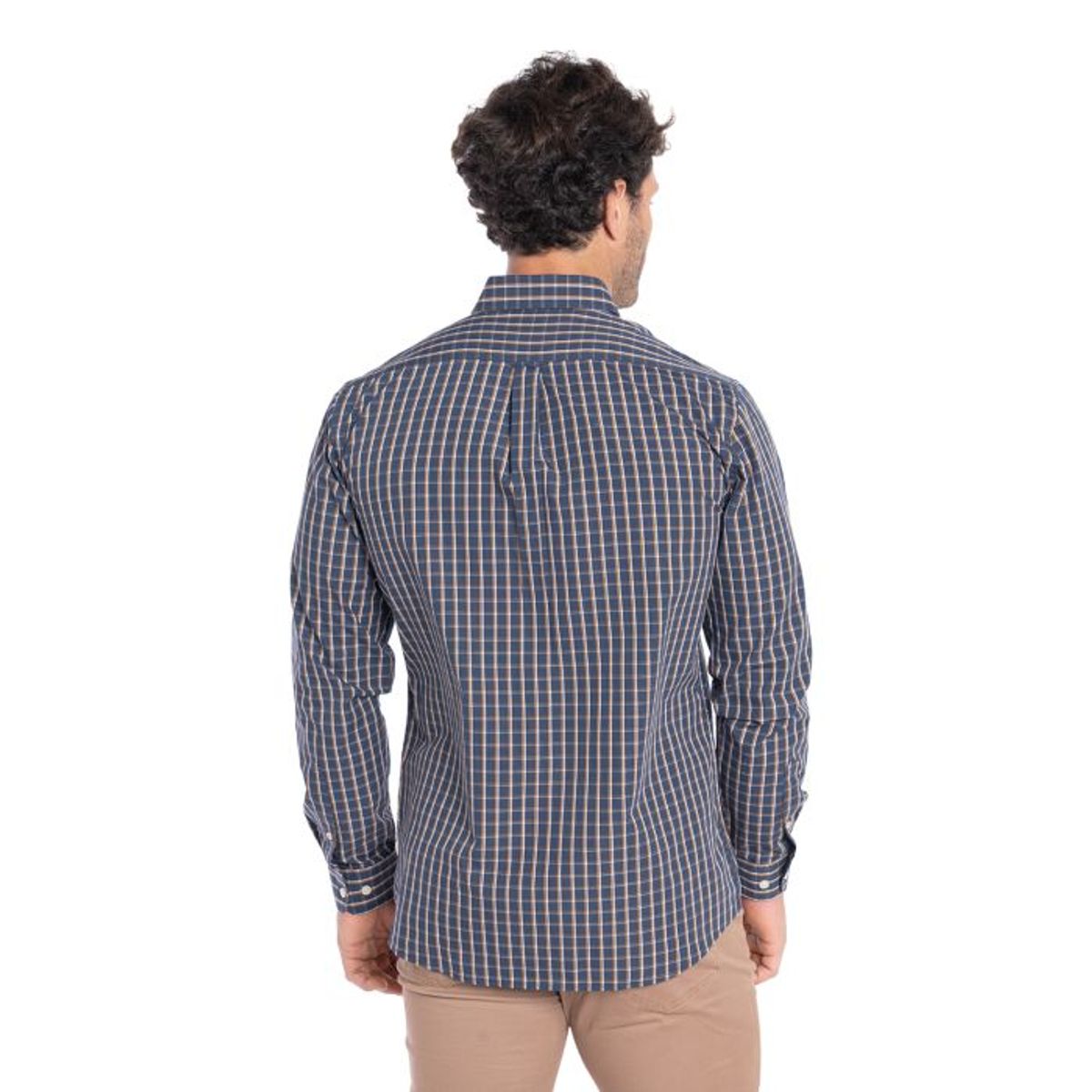 TRUVAL - Camisa Manga Larga Cuadros Hombre