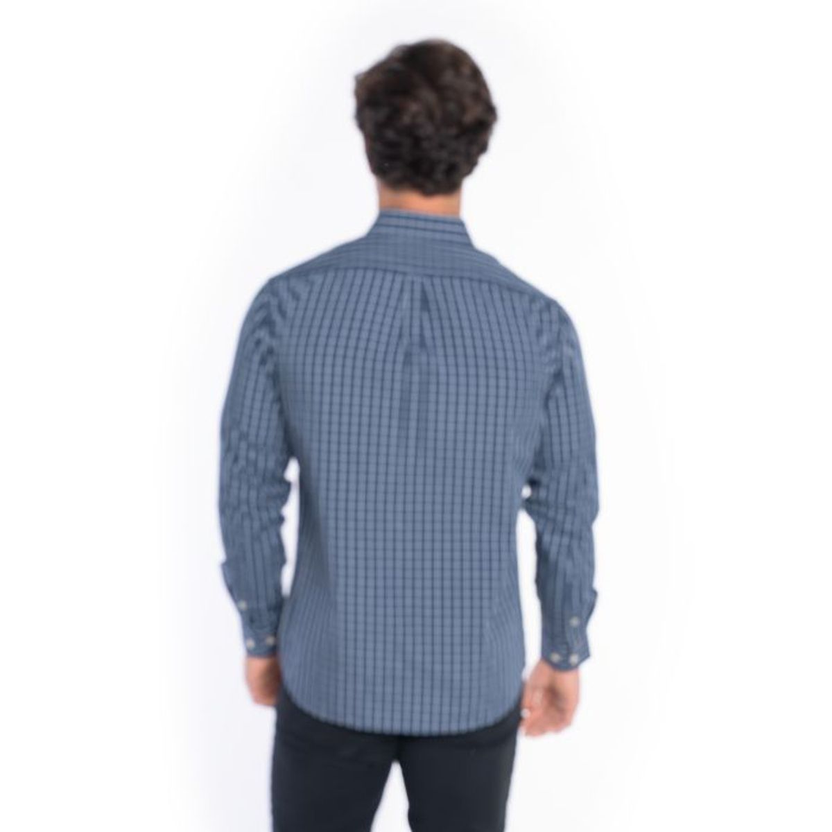 TRUVAL - Camisa Manga Larga Cuadros Hombre