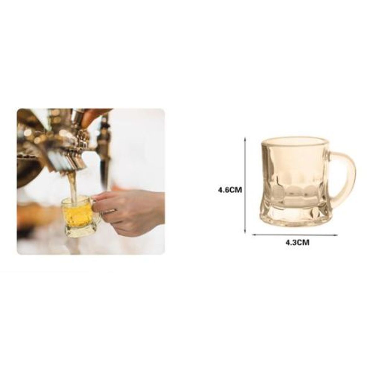 GENERICO - CONJUNTO DE VIDRIO 25ML