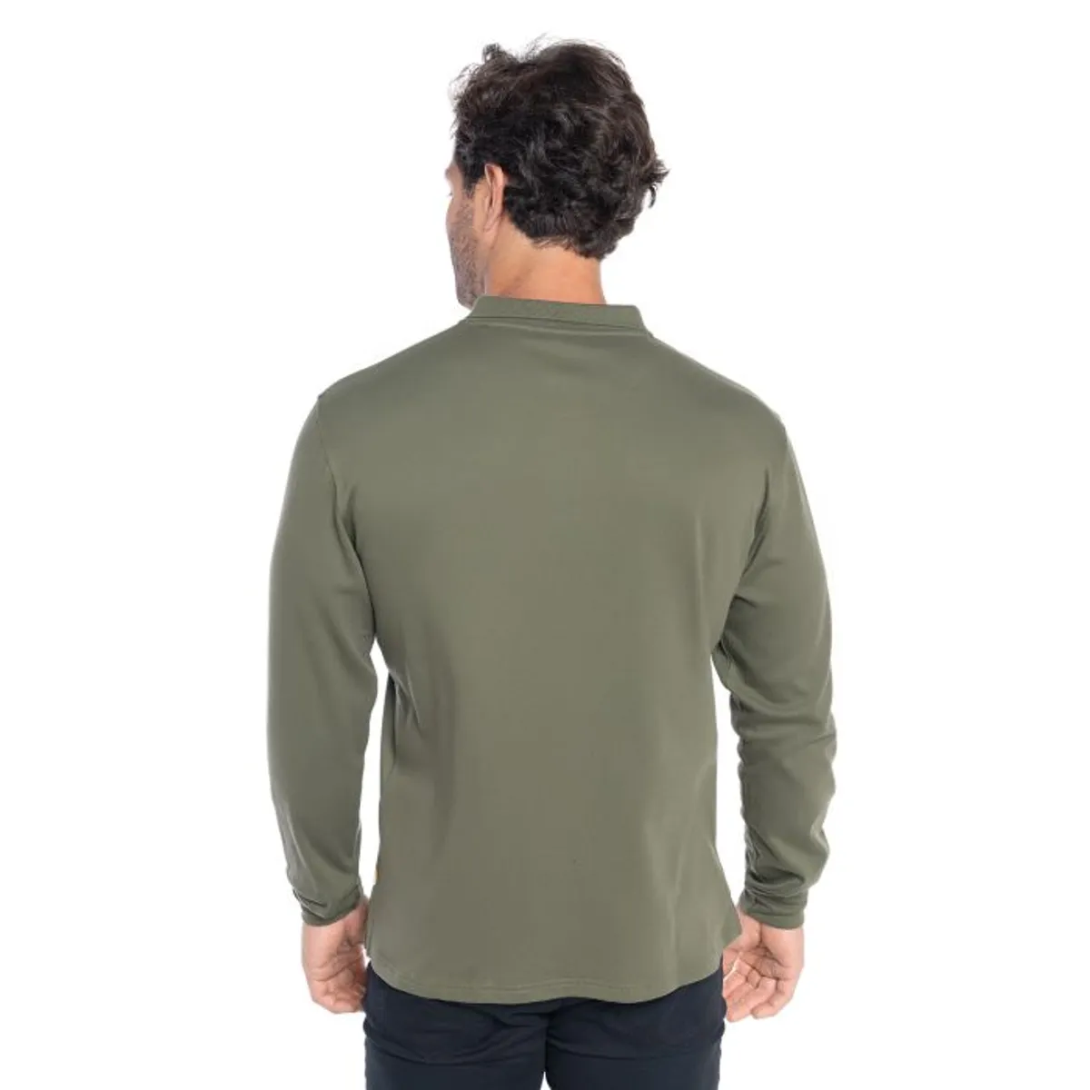 TRUVAL - Polera Manga Larga Jersey Cuello Polo