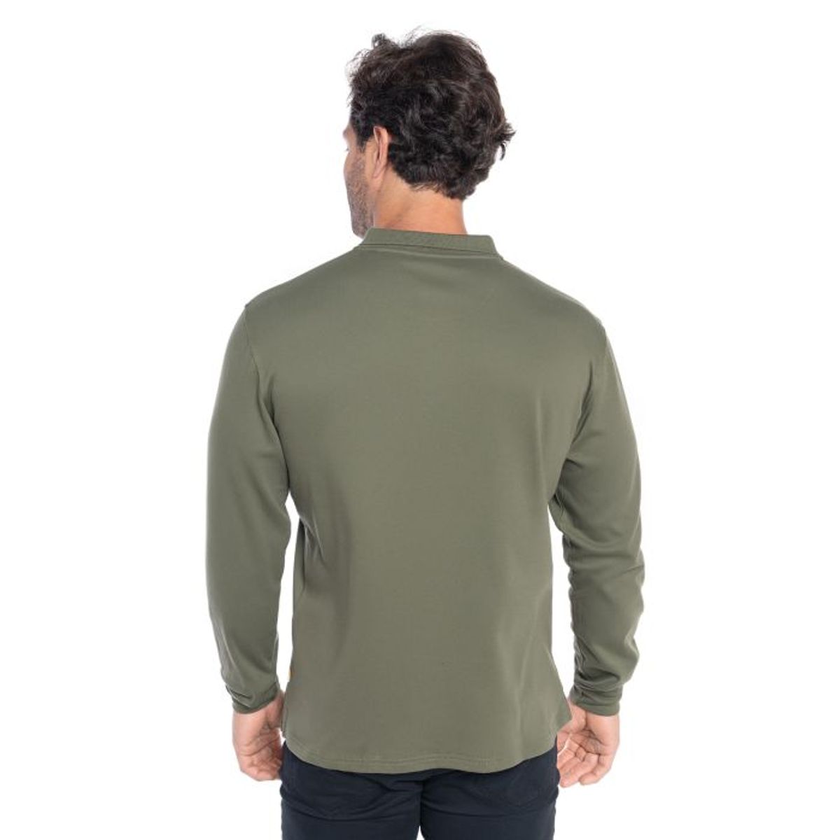 TRUVAL - Polera Manga Larga Jersey Cuello Polo