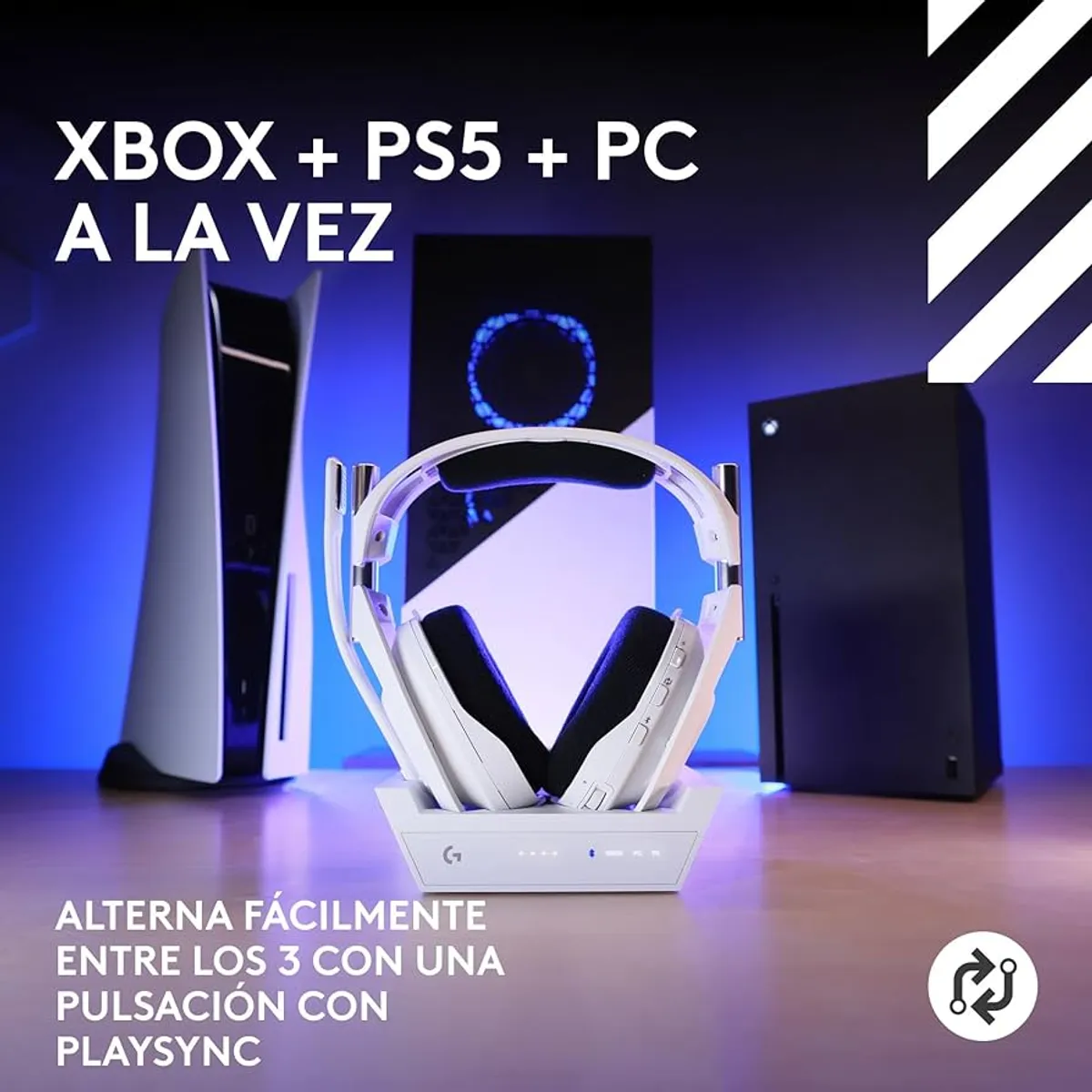 LOGITECH - Audifonos Logitech Astro A50 X GEN 5 LightSpeed Blanco USB-C