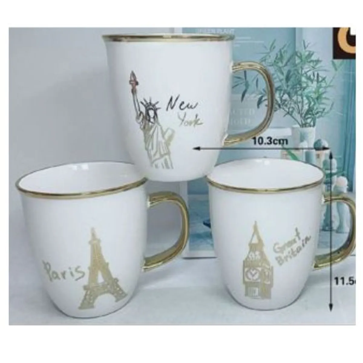 GENERICO - TAZAS DE CERAMICA 550ML