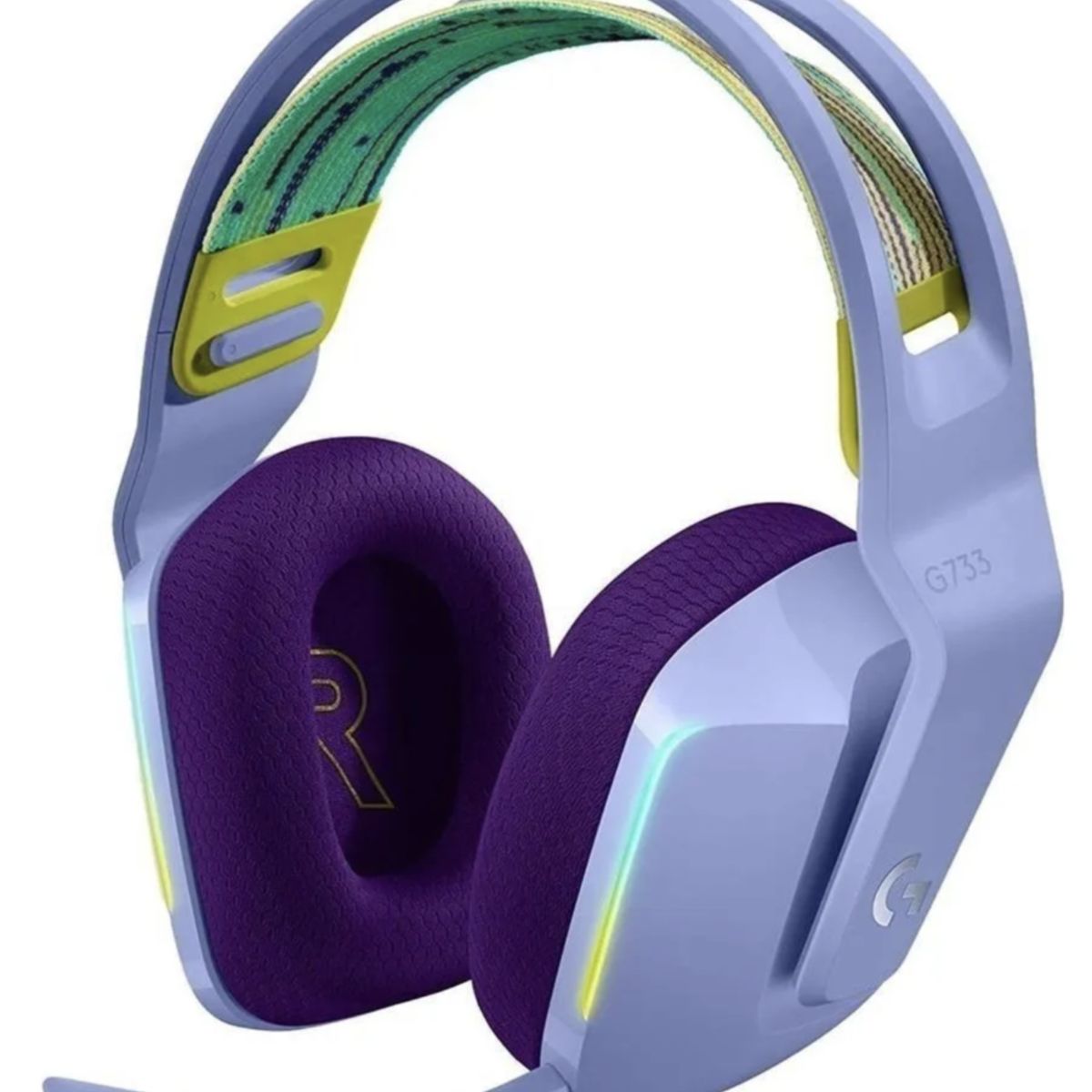 LOGITECH - Audifono Gamer Logitech G733 Lightspeed Rgb Color Lila