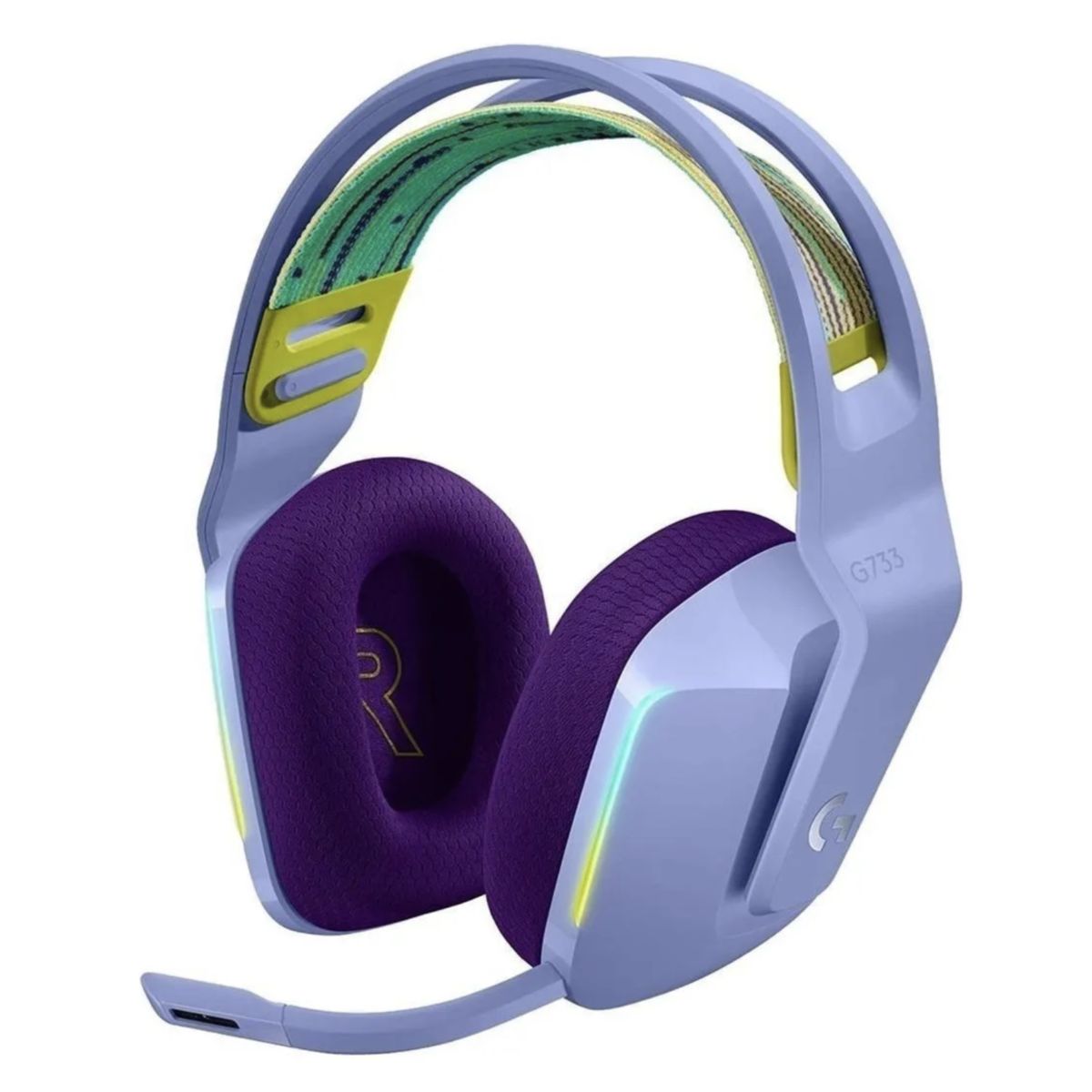 LOGITECH - Audifono Gamer Logitech G733 Lightspeed Rgb Color Lila
