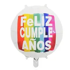 GENERICO - Globo metalico feliz cumpleaños