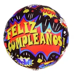 GENERICO - Globo metalizado feliz cumpleaños 45cm