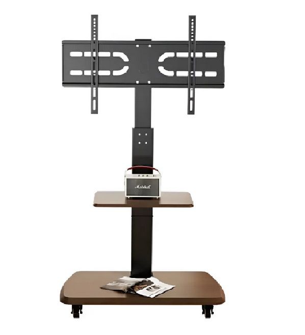 GENERICO Soporte Rack Movil De Tv Con Ruedas 32 A 70 Base Pedestal