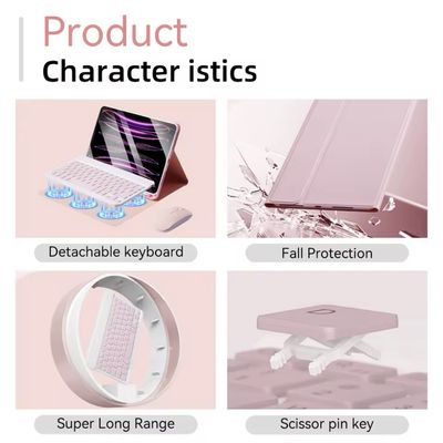 Imagen 2 del producto Funda Con Teclado Premium Para Honor Pad X8A 2024 - letra Ñ