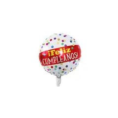 GENERICO - Globo metálico feliz cumpleaños