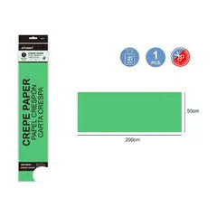GENERICO - Papel Crepe Verde 200X50 Cm