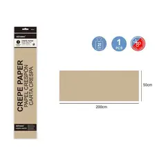 GENERICO - Papel Crepé Café 200X50 Cm