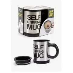 GENERICO - Tazon Mug Electrico Café Leche Batido Revolvedor Automatico Verde Oscuro