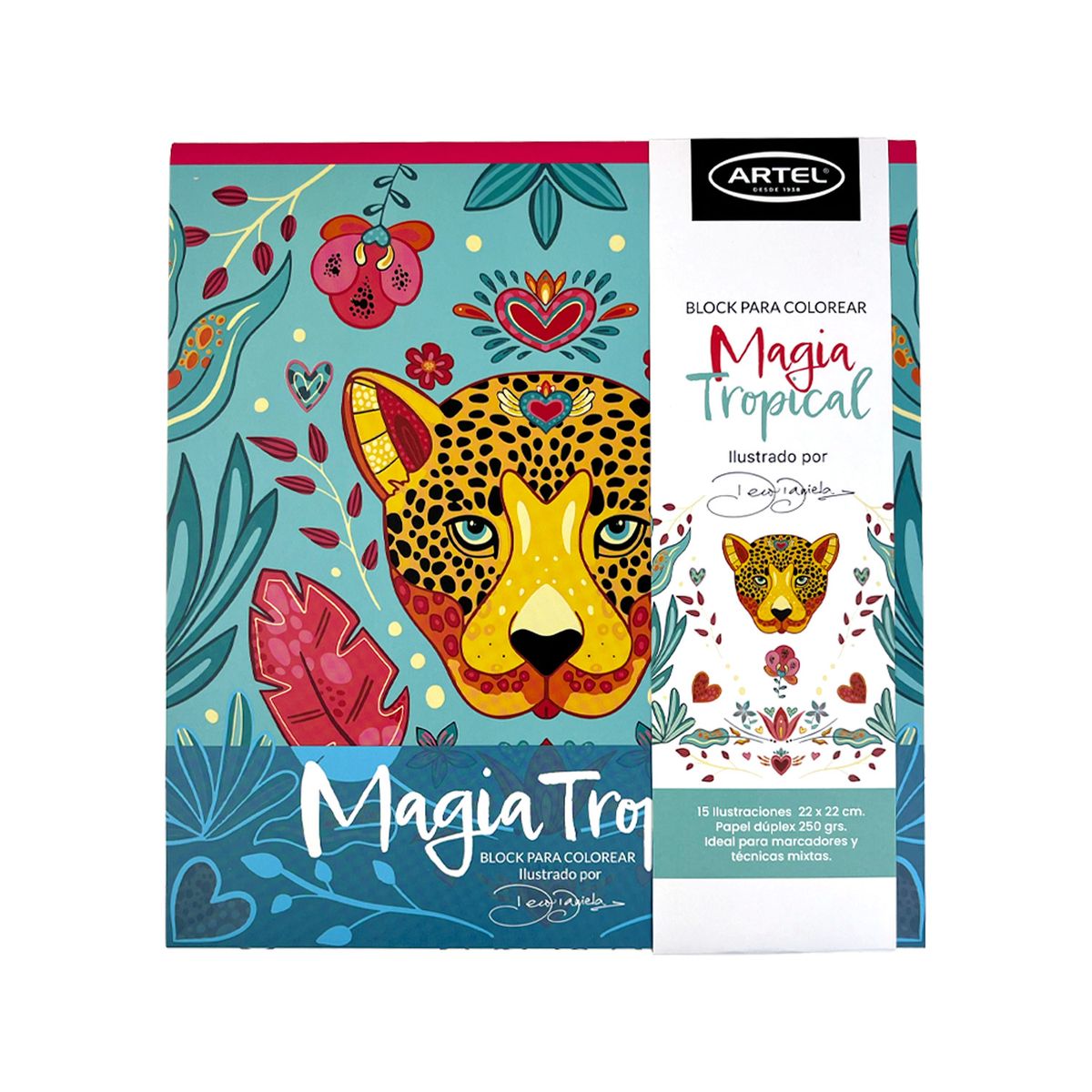 ARTEL - Libro para Colorear Magia Tropical por Deco Daniela