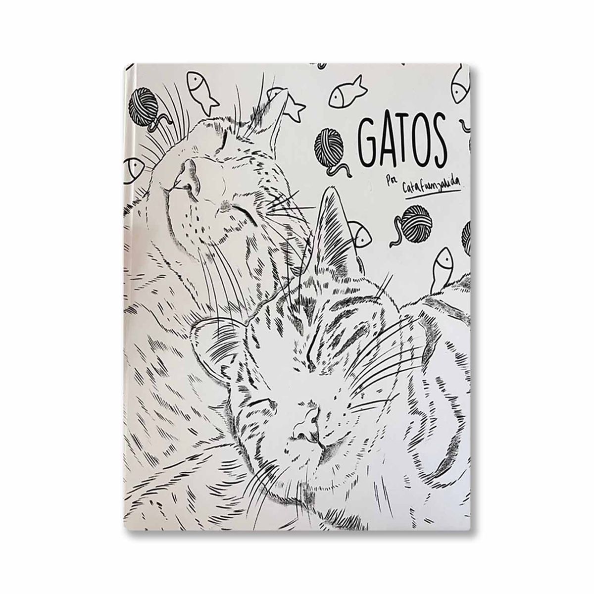 GENERICO - Libro para Colorear Gatos por Cata Fuenzalida