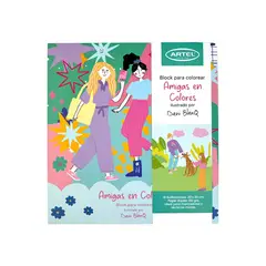 ARTEL - Libro para Colorear Amigas en Colores por Dani Blanq