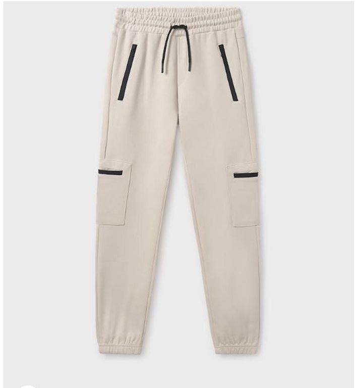 Pantalon casual contrastes chicos Blanco 10 ANOS