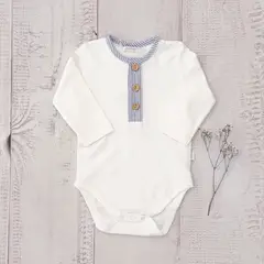 WAWA BABY DESIGN - Body Pau Azul Bebé Niño