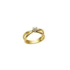 JB JOYAS BARON - Anillo Oro Amarillo 18kt Diamantes 6Pts