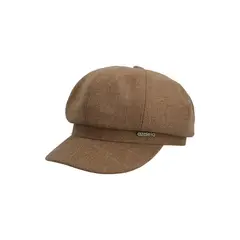 AZALEIA - Boina Mujer Cavalier Beret Café