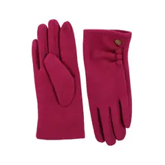 AZALEIA - Guantes Mujer Button Glove Rojo