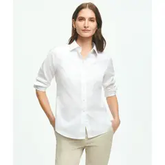 BROOKS BROTHERS - Blusa Mujer Supima Cotton Ni Fitted Blanco