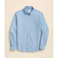 BROOKS BROTHERS - Camisa Hombre Ni Frdy Poplin Bengal Stripe Reg Azul