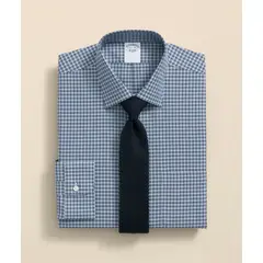 BROOKS BROTHERS - Camisa Hombre Ni Check Ain Reg - Nov Celeste