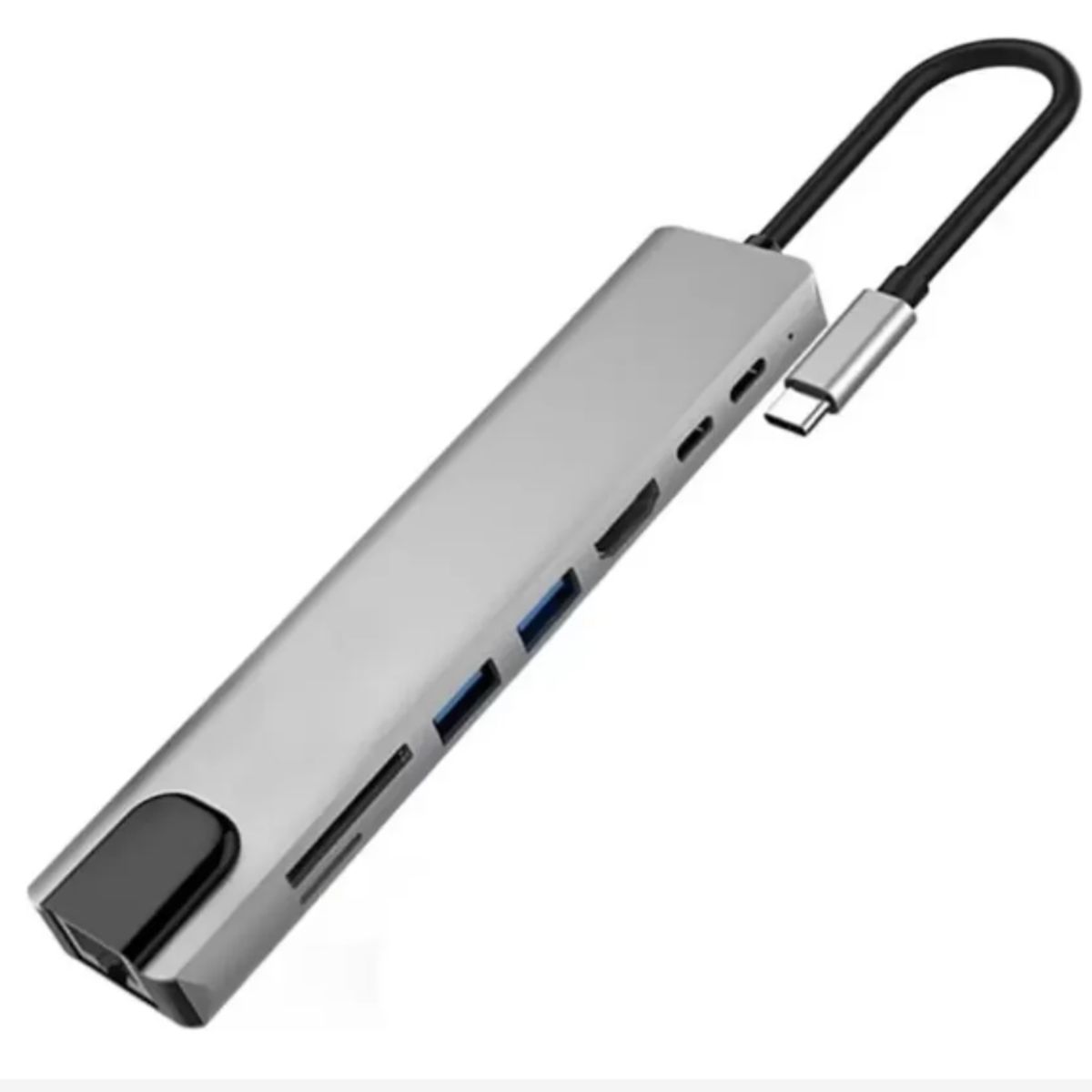 VENTION - Adaptador Hub Para Macbook Air M1 M2 8 En 1 Usb-c Hdmi 4k