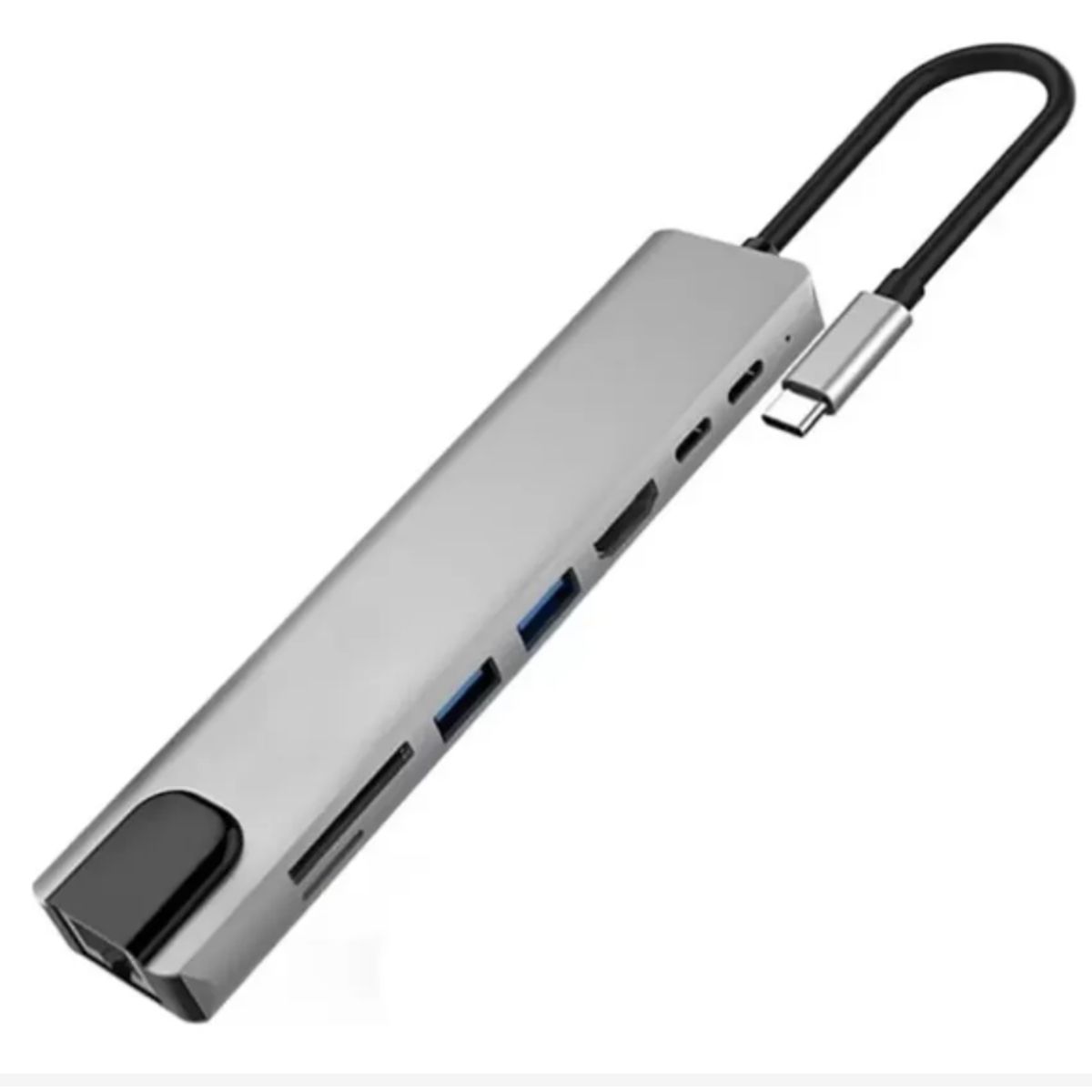 VENTION - Adaptador Hub Para Macbook Air M1 M2 8 En 1 Usb-c Hdmi 4k
