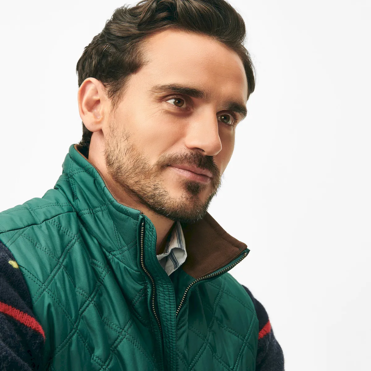 BROOKS BROTHERS - Chaqueta Hombre Diamond Quilted Vest Verde Brooks Brothers