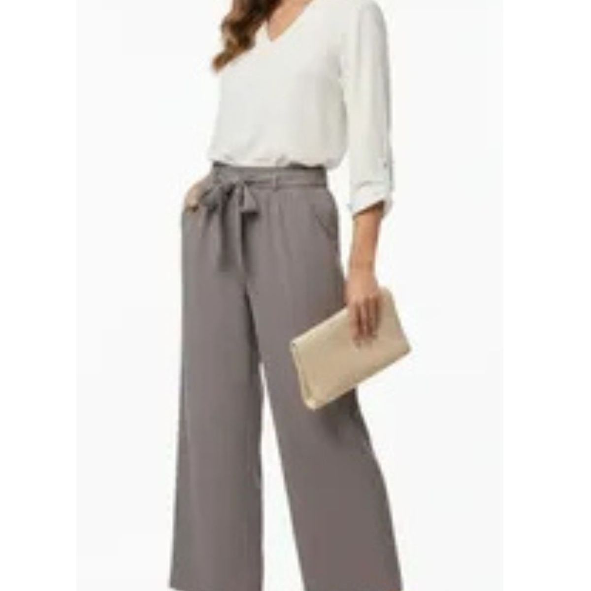 LOOK SHOP - Pantalón Palazzo Casual Sueltos. Pierna Ancha Recta. Verano 461